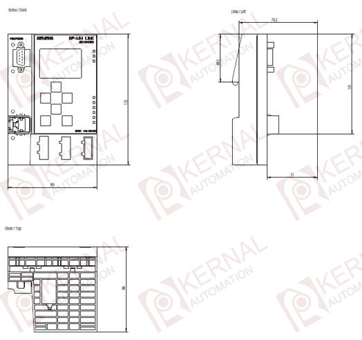 6GK1415-2BA10 DP/AS-INTERFACE LINK ADVANCED, 1 M.